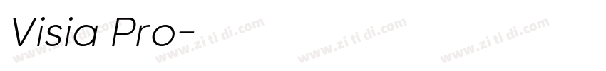 Visia Pro字体转换